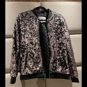Guess Sequin Zip up Jacket